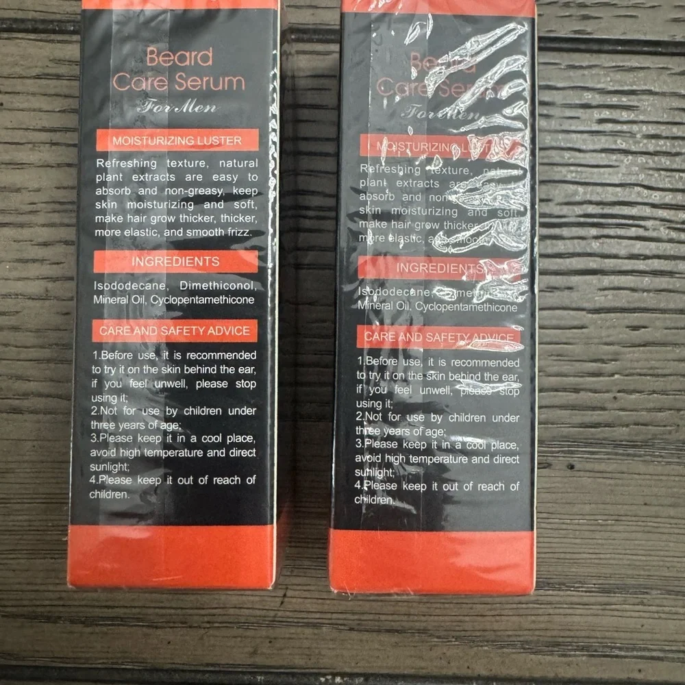 Sadoer Beard Care Serum for Men 30ml set of 2 NEW